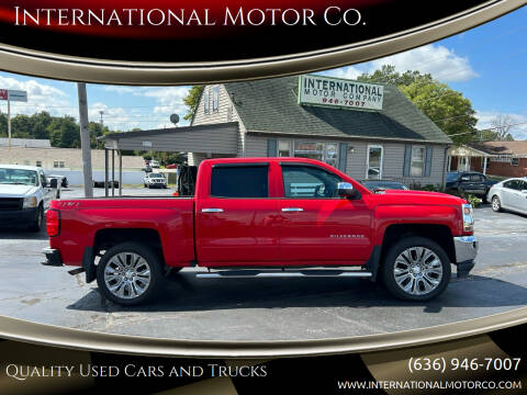 2018 Chevrolet Silverado 1500 for sale at International Motor Co. in Saint Charles MO
