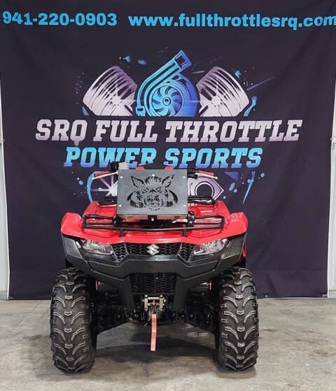 2020 Suzuki Kingquad 750AXI Power Steering SE+ for sale at SRQ Full Throttle Power Sports in BRADENTON, FL