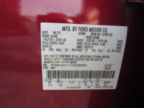 2013 Ford Explorer Sport