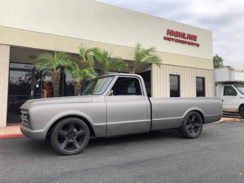 1968 Chevrolet C/K 10 Series for sale at HIGH-LINE MOTOR SPORTS in Brea CA