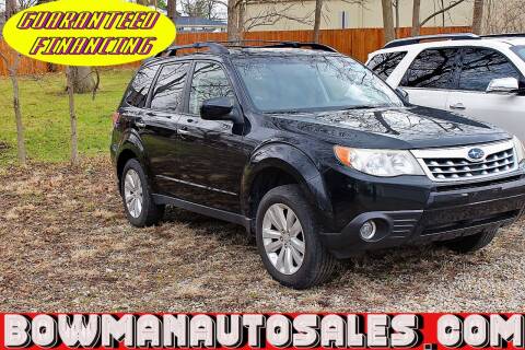 2012 Subaru Forester for sale at Bowman Auto Sales in Hebron OH