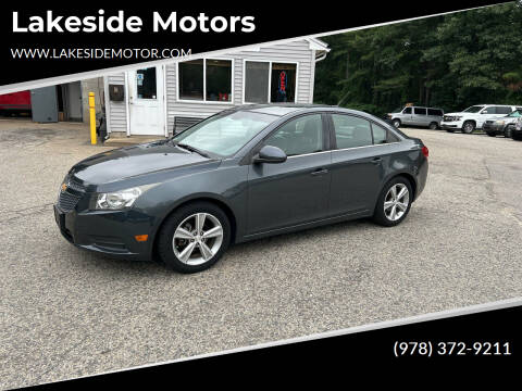 2013 Chevrolet Cruze for sale at Lakeside Motors in Haverhill MA