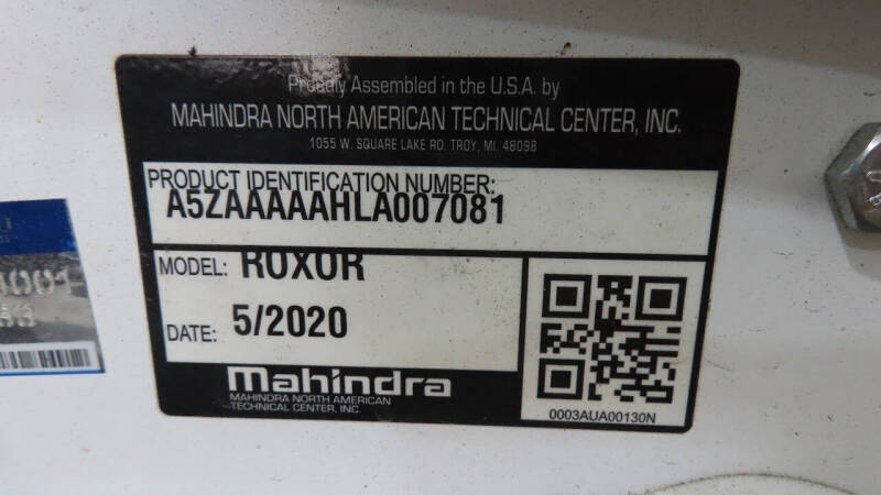 2020 Mahindra ROXOR