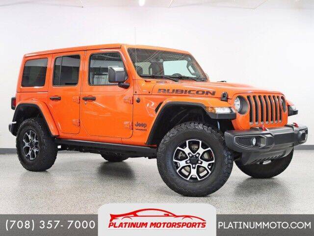 2020 Jeep Wrangler Unlimited for sale at PLATINUM MOTORSPORTS INC. in Hickory Hills IL