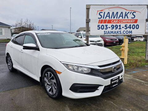 2017 Honda Civic for sale at Woodburn Trailers - Siamak's Car Company llc in Woodburn OR