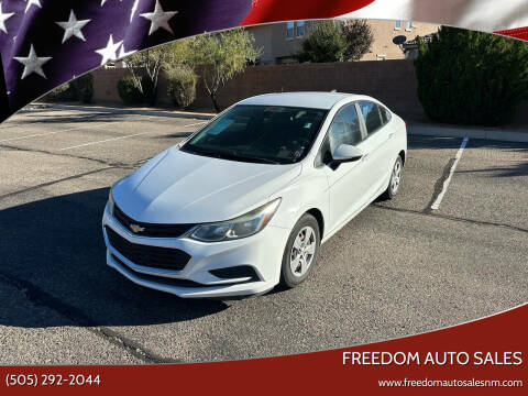 2016 Chevrolet Cruze for sale at Freedom Auto Sales in Albuquerque NM