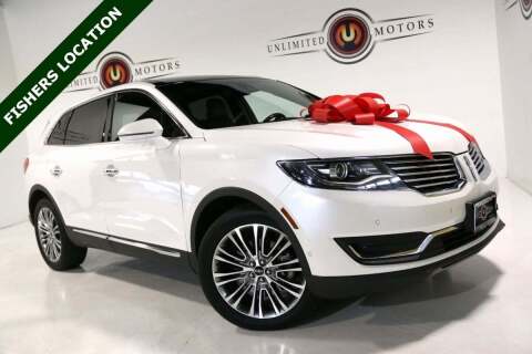 2016 Lincoln MKX for sale at Unlimited Motors in Fishers IN