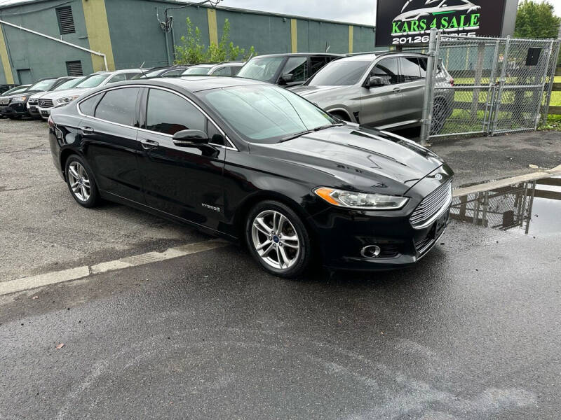 2016 Ford Fusion Hybrid for sale at Kars 4 Sale LLC in Little Ferry NJ