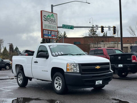 2012 Chevrolet Silverado 1500 for sale at SIERRA AUTO LLC in Salem OR