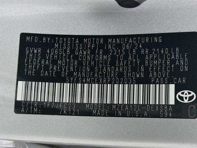 2024 Toyota Corolla SE