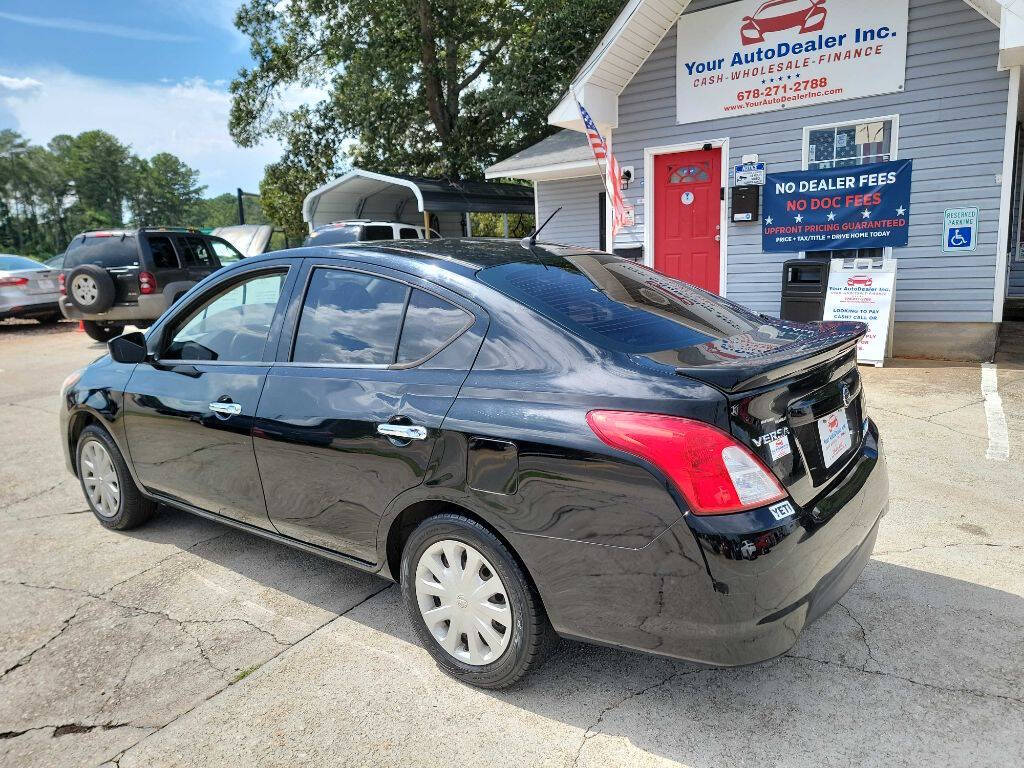 2016 Nissan Versa for sale at Your Autodealer Inc. in Mcdonough, GA