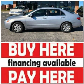 2005 Honda Accord for sale at BP Auto Finders in Durham NC