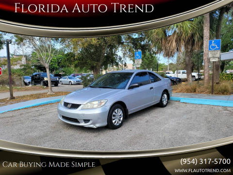 2004 Honda Civic for sale at Florida Auto Trend in Plantation FL