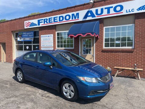 2014 Honda Civic for sale at FREEDOM AUTO LLC in Wilkesboro NC