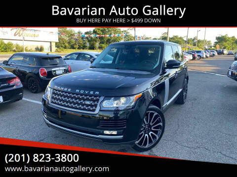 2014 Land Rover Range Rover for sale at Bavarian Auto Gallery in Bayonne NJ