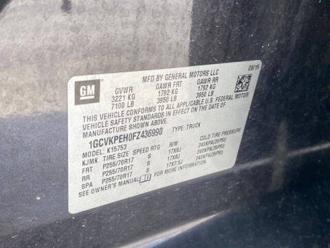 2015 Chevrolet Silverado 1500