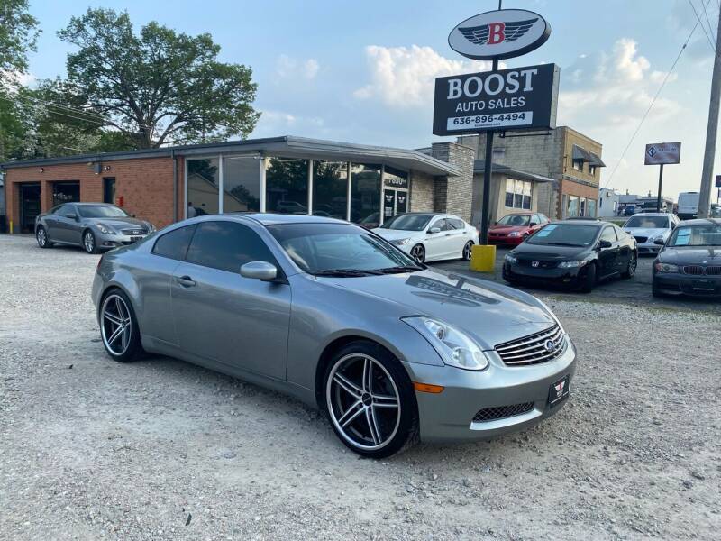 2007 Infiniti G35 for sale at BOOST AUTO SALES in Saint Louis MO
