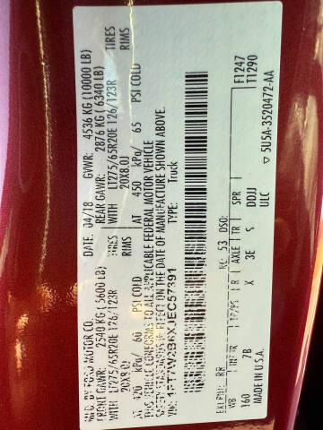 2018 Ford F-250 Super Duty Platinum