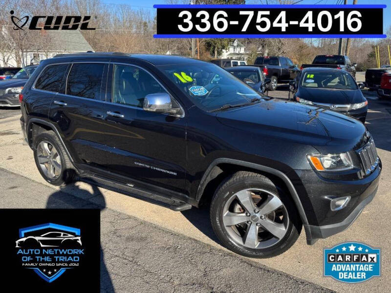 2016 Jeep Grand Cherokee for sale at Auto Network of the Triad in Walkertown NC