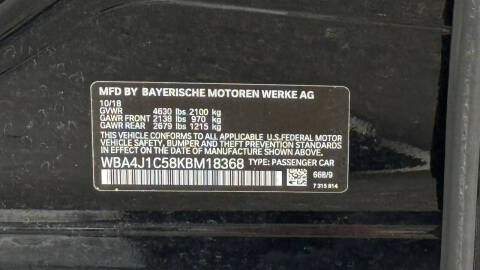 2019 BMW 4 Series 430i Gran Coupe