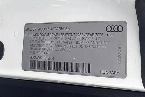 2018 Audi TT 2.0T quattro