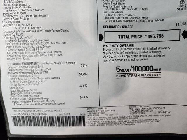 2023 RAM 3500 Laramie