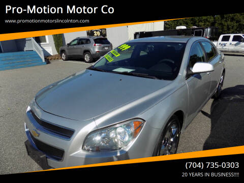 2010 Chevrolet Malibu for sale at Pro-Motion Motor Co in Lincolnton NC
