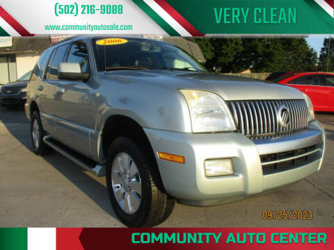 2006 Mercury Mountaineer for sale at Community Auto Center in Jeffersonville IN