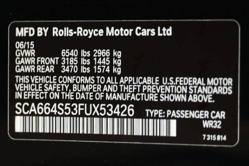 2015 Rolls-Royce Ghost