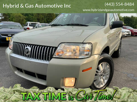 2006 Mercury Mariner for sale at Hybrid & Gas Automotive Inc in Aberdeen MD