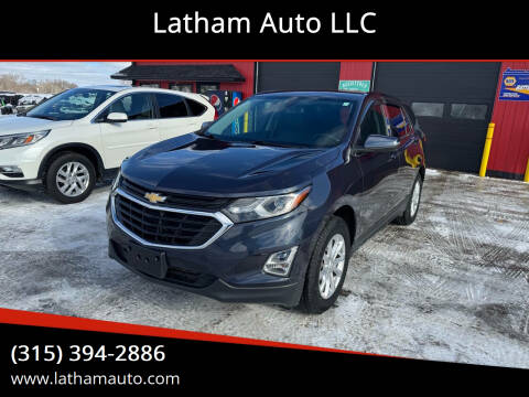 2018 Chevrolet Equinox for sale at Latham Auto LLC in Ogdensburg NY