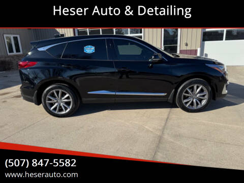 2019 Acura RDX for sale at Heser Auto & Detailing in Jackson MN