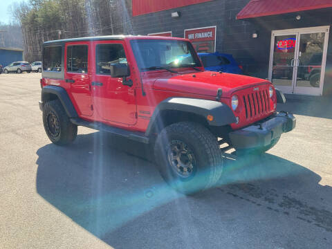 2016 Jeep Wrangler Unlimited for sale at Tommy's Auto Sales in Inez KY