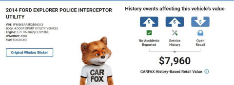 2014 Ford Explorer Police Interceptor Utility