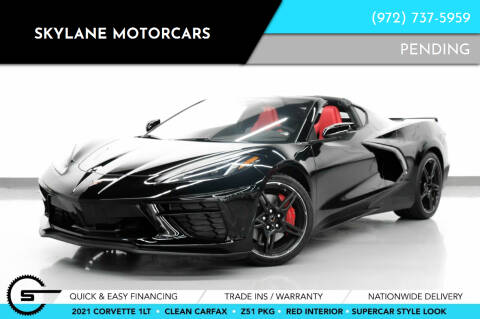 2021 Chevrolet Corvette for sale at Skylane Motorcars in Carrollton TX