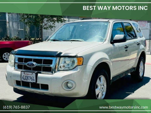 2009 Ford Escape for sale at BEST WAY MOTORS INC in San Diego CA