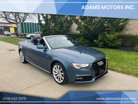 2015 Audi A5 for sale at Adams Motors INC. in Inwood NY