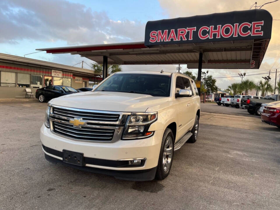 2015 Chevrolet Tahoe for sale at SMART CHOICE AUTO in Pasadena, TX