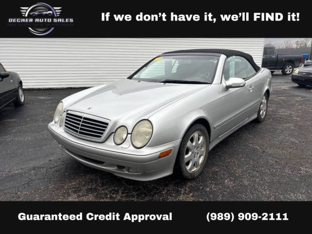 2002 Mercedes-Benz CLK for sale at DECKER AUTO SALES in Bay City, MI