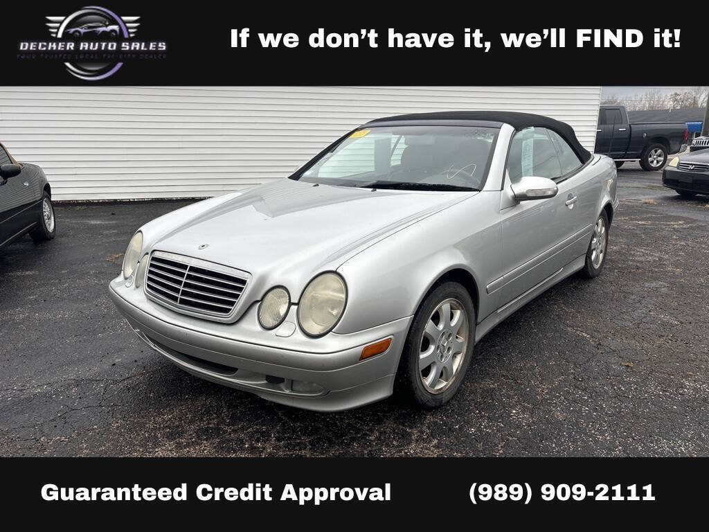 2002 Mercedes-Benz CLK for sale at DECKER AUTO SALES in Bay City, MI