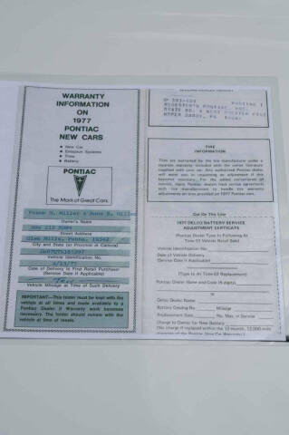 1977 Pontiac Firebird