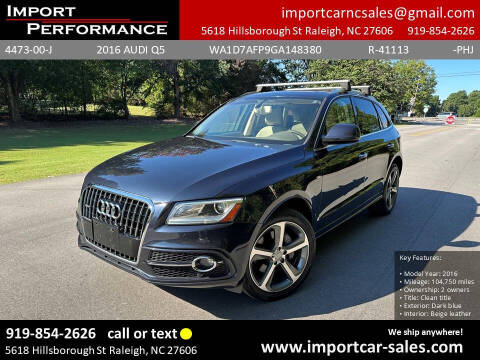 2016 Audi Q5 for sale at Import Performance Sales in Raleigh NC