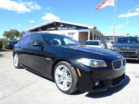 2016 BMW 5 Series for sale at One Vision Auto in Hollywood FL