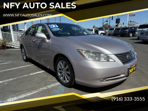 2007 Lexus ES 350 for sale at NFY AUTO SALES in Sacramento CA