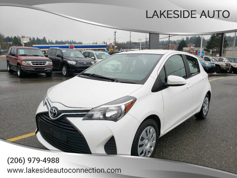 2015 Toyota Yaris for sale at Lakeside Auto in Lynnwood WA