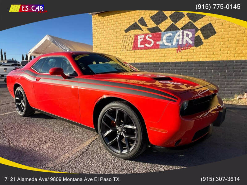 2022 Dodge Challenger for sale at Escar Auto - 9809 Montana Ave Lot in El Paso TX