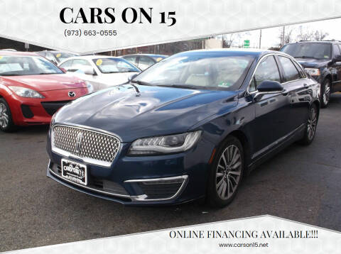 2017 Lincoln MKZ for sale at Cars On 15 in Lake Hopatcong NJ