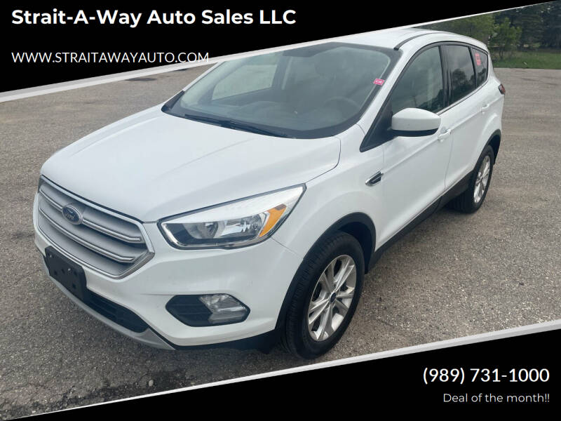 2019 Ford Escape for sale at Strait-A-Way Auto Sales LLC in Gaylord MI