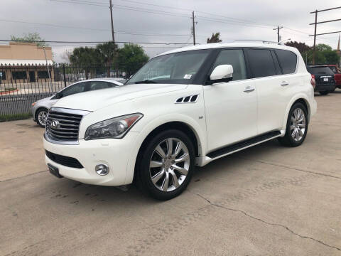 2014 Infiniti QX80 for sale at MR B Motor Co in Brownsville TX