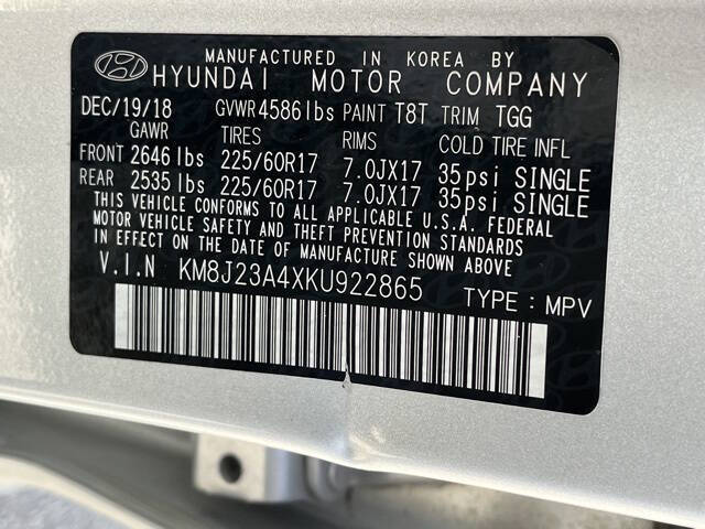 2019 Hyundai Tucson SE